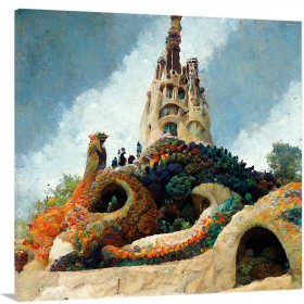 Cuadro decorativo de Barcelona 023 - Cuadrostock