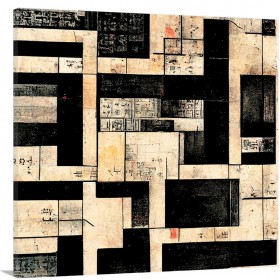 Cuadro abstracto moderno y decorativo ByN_03 - Cuadrostock