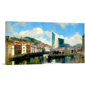 Cuadro decorativo de Bilbao City 006