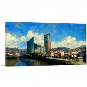 Cuadro decorativo de Bilbao City 007