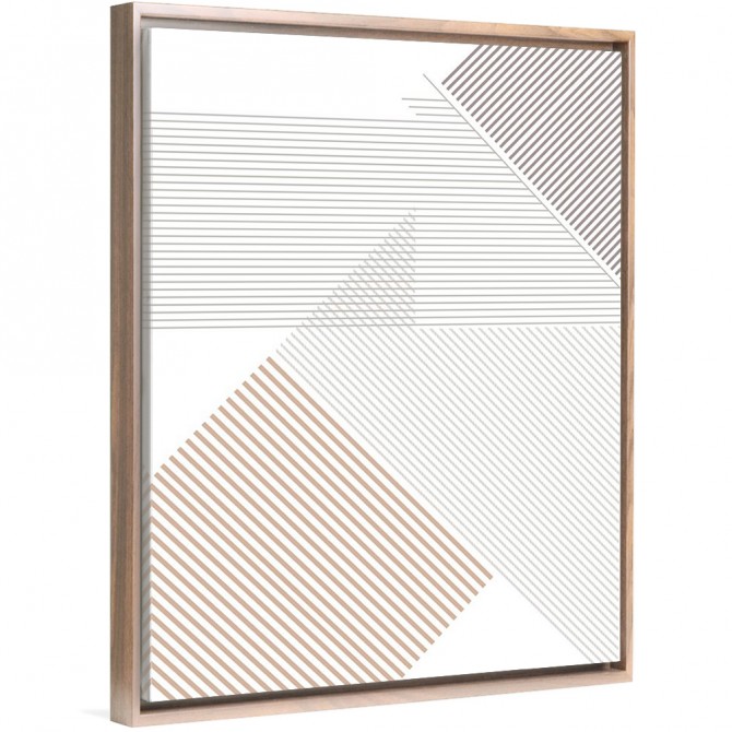 Conjunto de 2 cuadros verticales decorativos disponible en varios tonos de marco - Cuadrostock