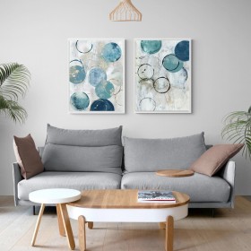 copy of Conjunto de 2 cuadros abstractos