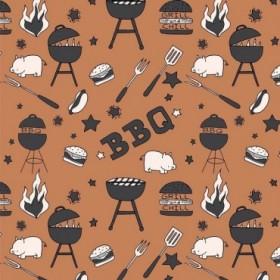 BBQ Grill Pattern - Cuadrostock