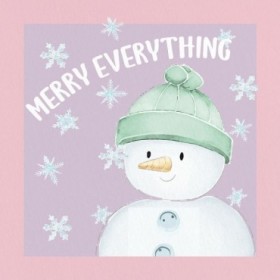 Merry Everything Snowman - Cuadrostock