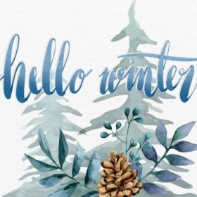 Hello Winter - Cuadrostock