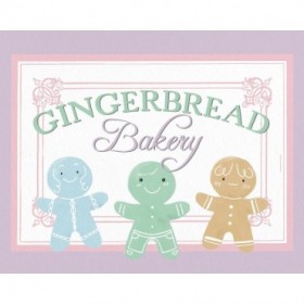 Gingerbread Bakery Sign - Cuadrostock