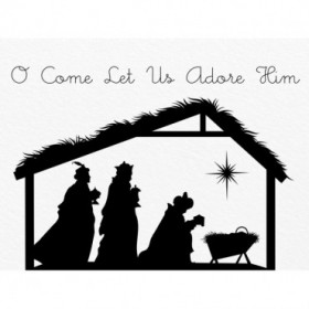 O Come Let Us Adore Him - Cuadrostock