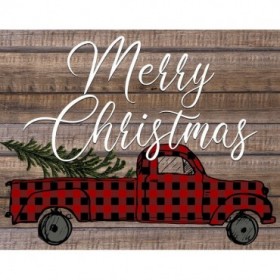 Merry Christmas Holiday Truck - Cuadrostock
