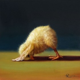 Yoga Chick Downward Dog - Cuadrostock