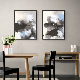 copy of Conjunto de 2 cuadros abstractos