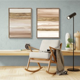 copy of Conjunto de 2 cuadros abstractos