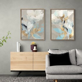 copy of Conjunto de 2 cuadros abstractos