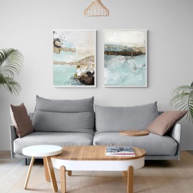 copy of Conjunto de 2 cuadros abstractos
