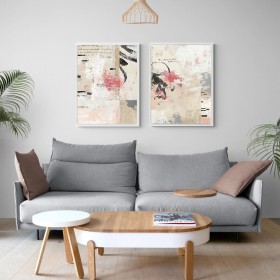 copy of Conjunto de 2 cuadros abstractos