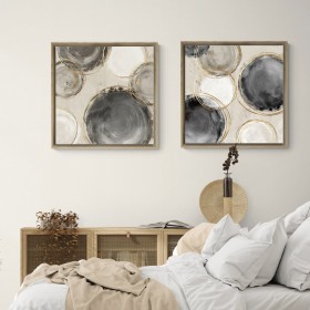 copy of Conjunto de 2 cuadros abstractos