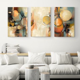 copy of Conjunto de 2 cuadros abstractos