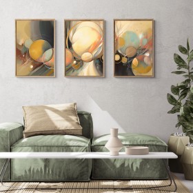 copy of Conjunto de 2 cuadros abstractos