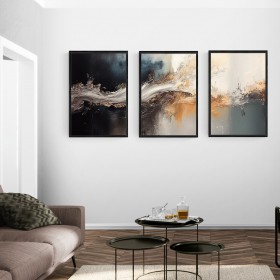 copy of Conjunto de 2 cuadros abstractos