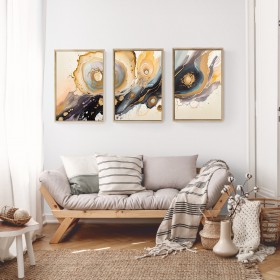 copy of Conjunto de 2 cuadros abstractos