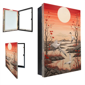 Tapa contador caja de luz vertical con cuadro zen - Cuadrostock