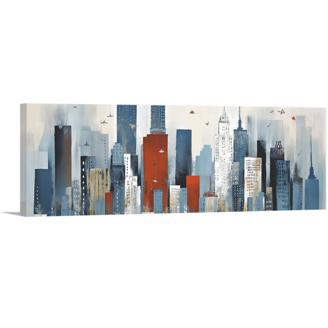 Cuadro panorámico Nueva York disponible en varias medidas y marcos - Cuadrostock