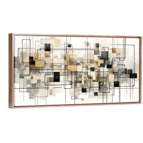 Cuadro abstracto decorativo disponible en varias medidas y marcos - Cuadrostock