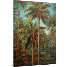 Cuadro tropical con palmeras - Cuadrostock