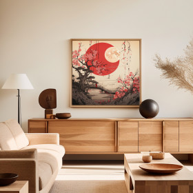 Cuadro con Diseño Zen y Japonés en Lienzo - Cuadrostock