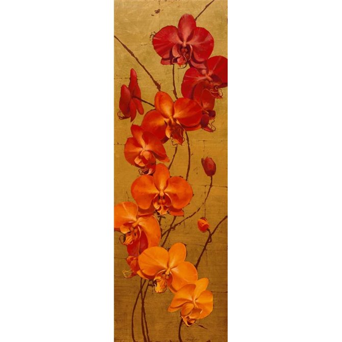 Golden Orchids I - Cuadrostock