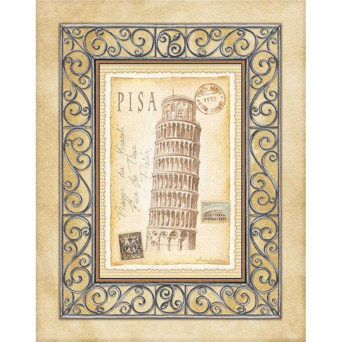 Pisa Postcard - Cuadrostock