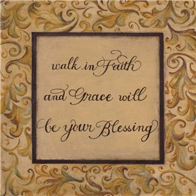 Walk in Faith - Cuadrostock