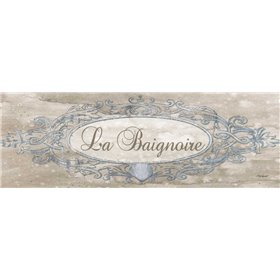 La Baignoire Sign - Cuadrostock