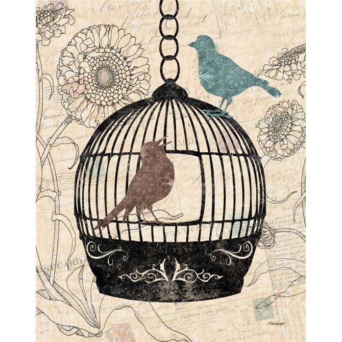 Birds and Blooms I