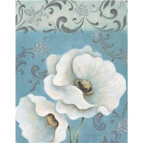 Poppies on Blue II