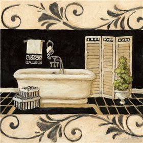 Ebony and Ivory Bath II