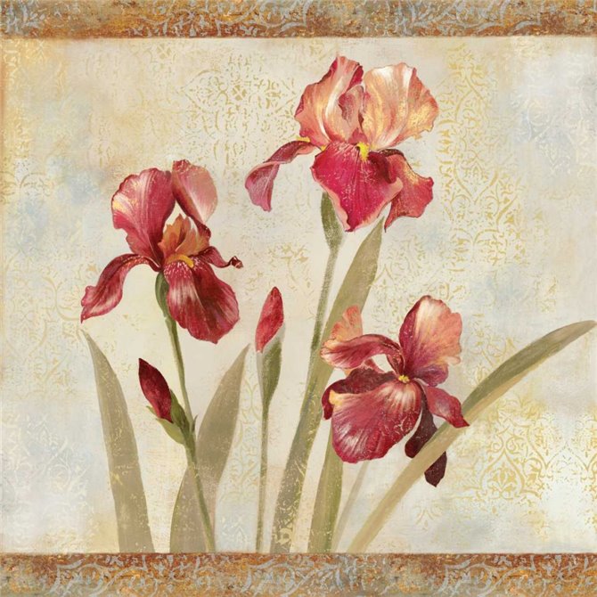 Iris Tapestry I - Cuadrostock