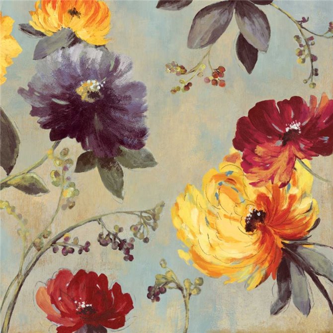 Whimsical Floral I