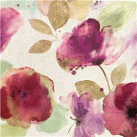 Cuadro para dormitorio - Watercolour Florals I - Cuadrostock