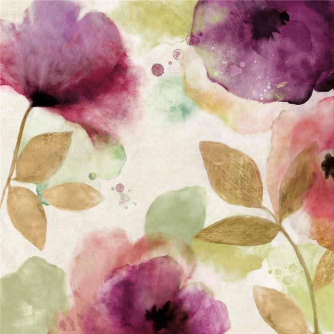 Cuadro para dormitorio - Watercolour Florals II - Cuadrostock