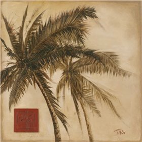 Sepia Palm II - Cuadrostock