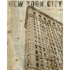 Vintage NY Flat Iron - Cuadrostock