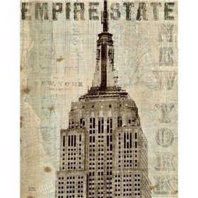 Vintage NY Empire State Building