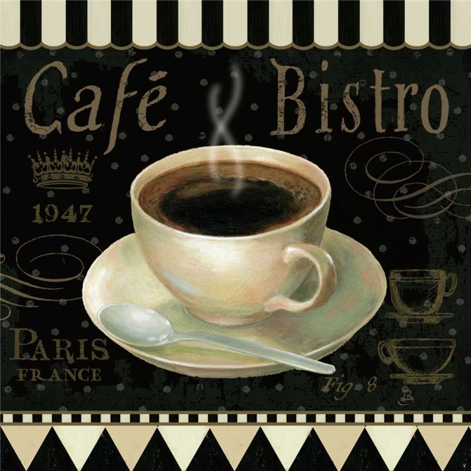 Cafe Parisien IV - Cuadrostock