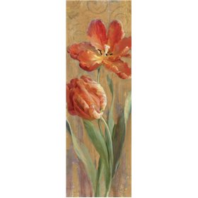 Parrot Tulips on Gold II