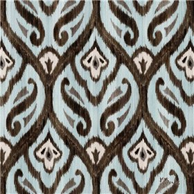 Blue Ikat II - Cuadrostock