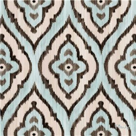 Blue Ikat III