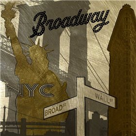 Broadway In Gray - Cuadrostock