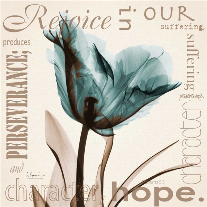 Rejoice - Blue Tulip - Cuadrostock