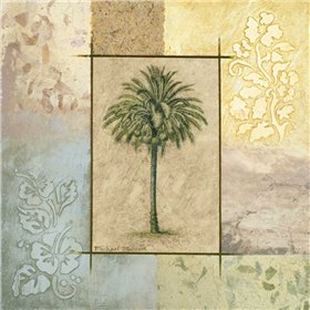Palm Woodcut II