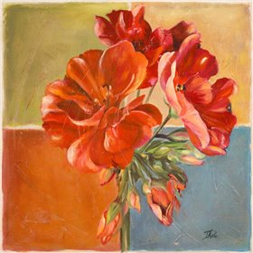 Red Geraniums II